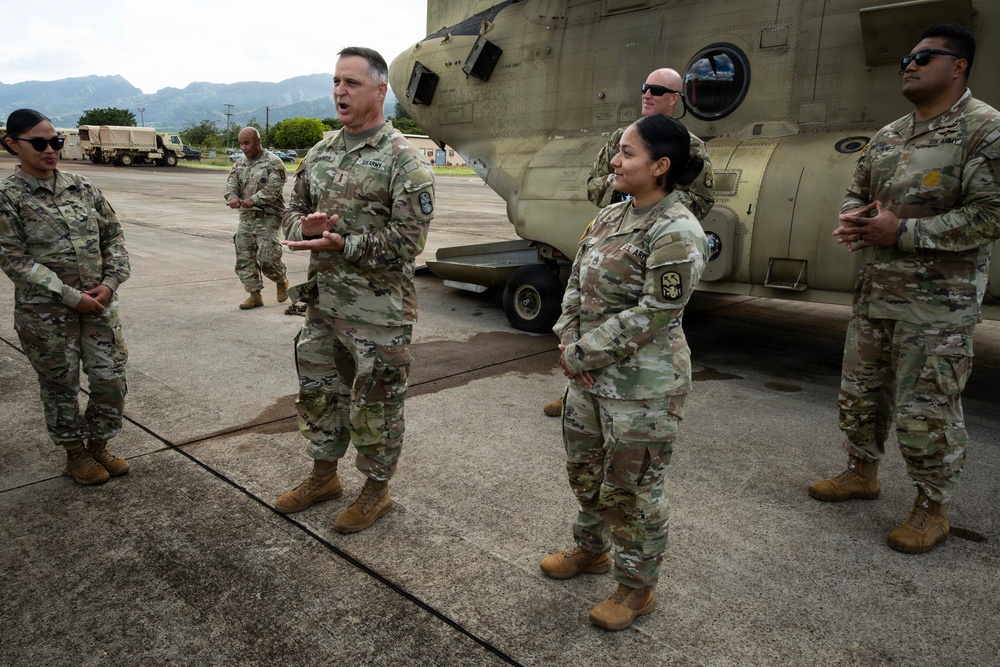 94th AAMDC Reenlists on Helicopter Airfield