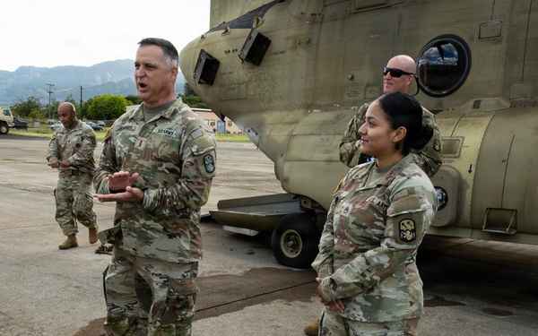 94th AAMDC Reenlists on Helicopter Airfield