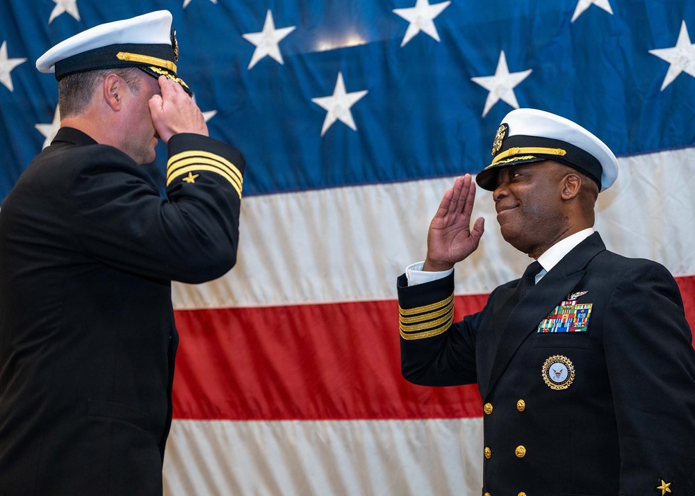 Golden Gate Changes Command Aboard Historic USS Hornet