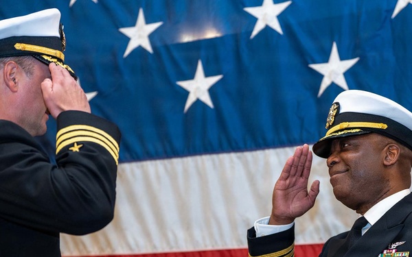 Golden Gate Changes Command Aboard Historic USS Hornet