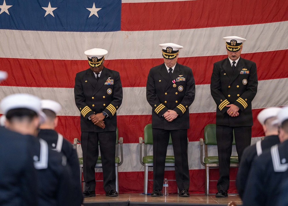 Golden Gate Changes Command Aboard Historic USS Hornet
