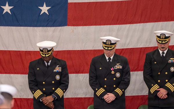 Golden Gate Changes Command Aboard Historic USS Hornet