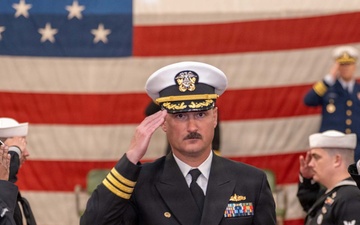 Golden Gate Changes Command Aboard Historic USS Hornet