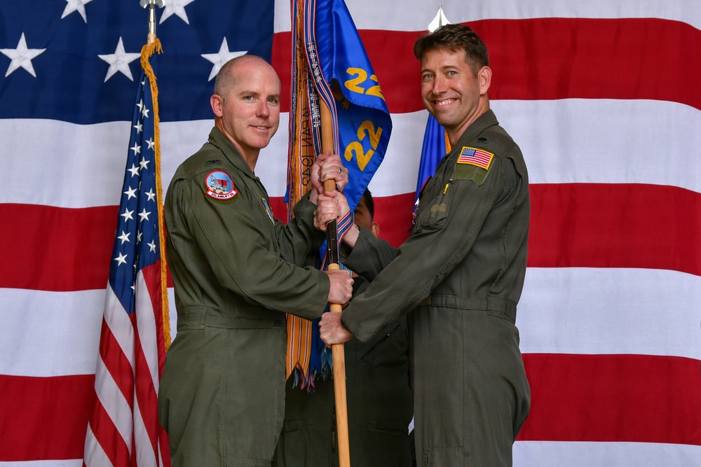 22nd AS welcomes new commander