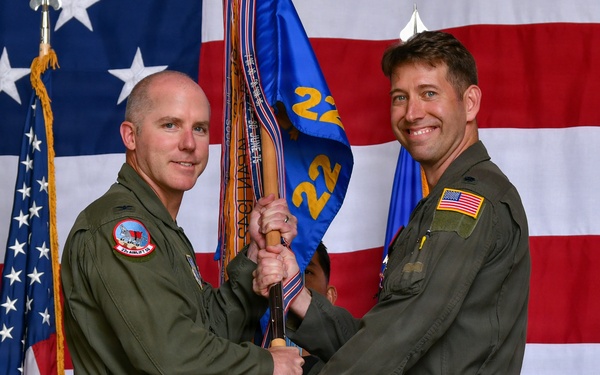 22nd AS welcomes new commander
