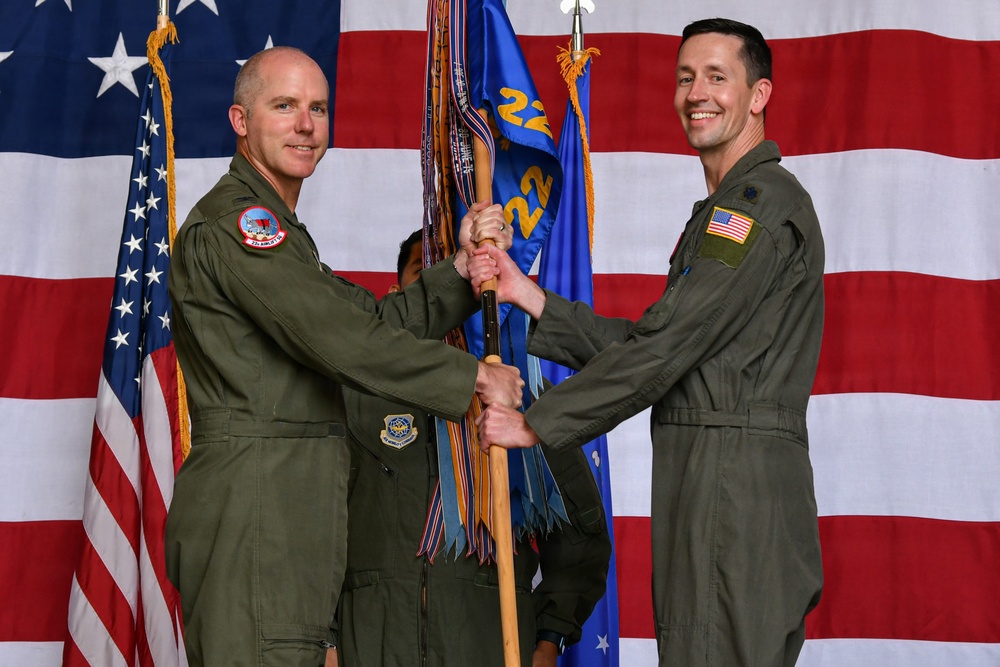 22nd AS welcomes new commander