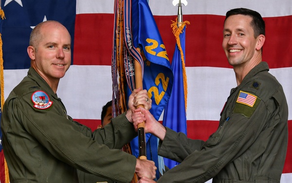 22nd AS welcomes new commander