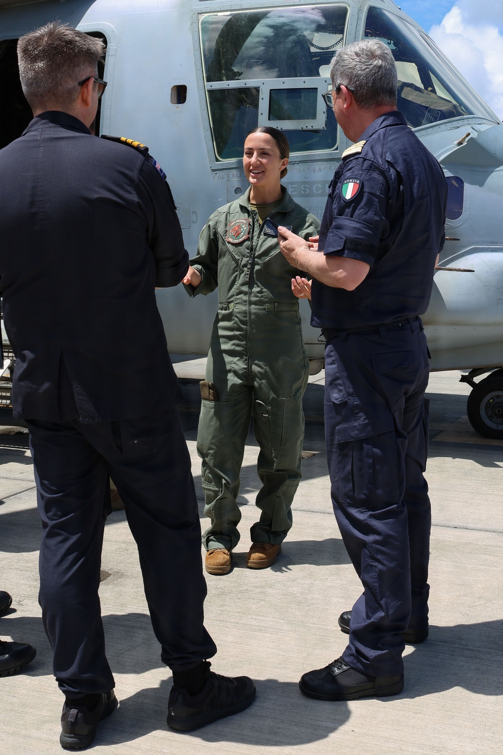 Foreign Naval attachés tour MAG-24