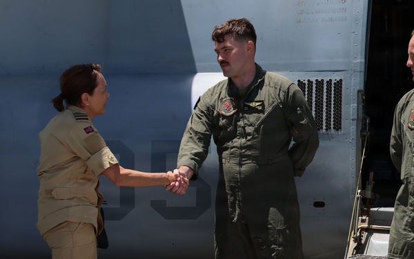 Foreign Naval attachés tour MAG-24