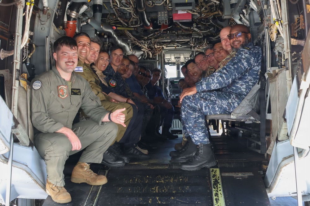 Foreign Naval attachés tour MAG-24
