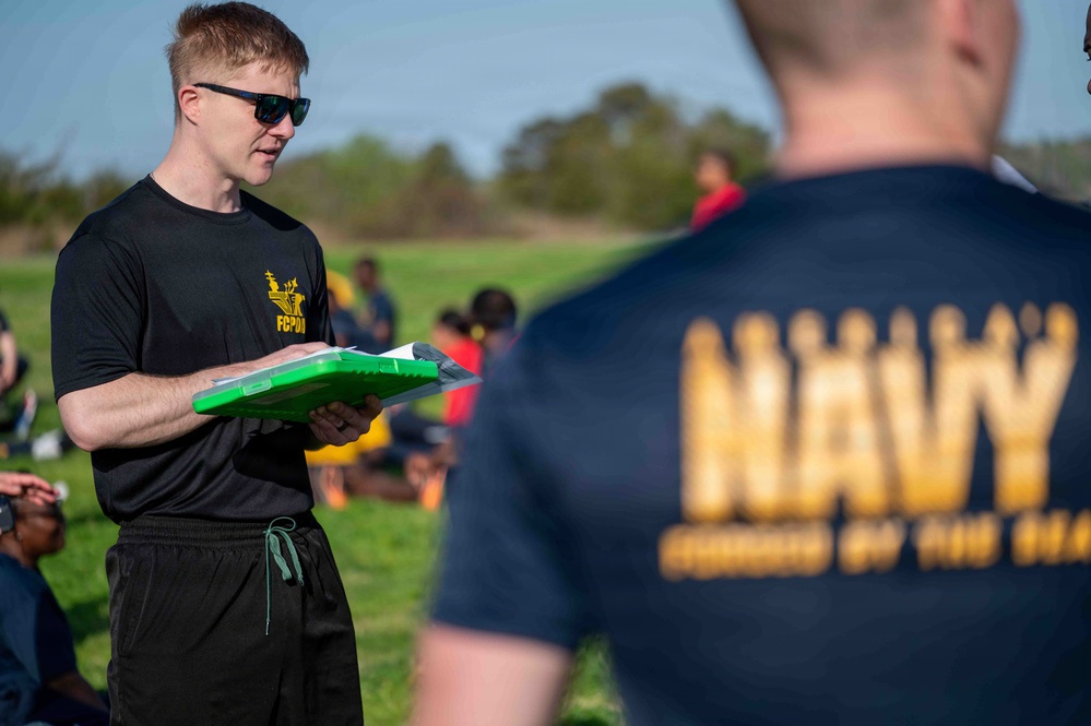 PCU John F Kennedy Conducts Physical Fitness Assessment