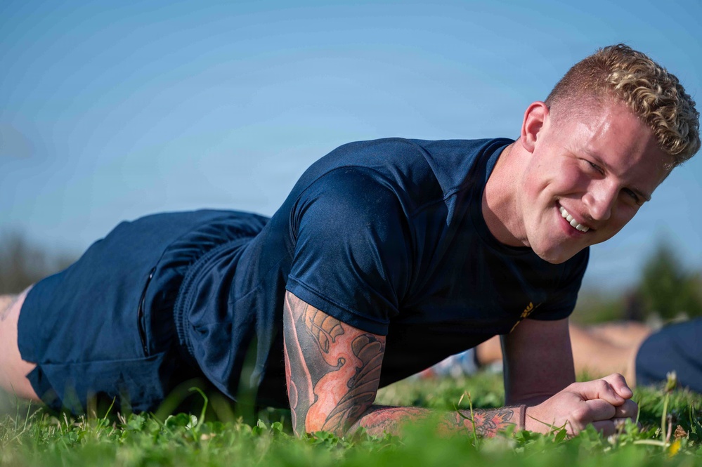 PCU John F Kennedy Conducts Physical Fitness Assessment
