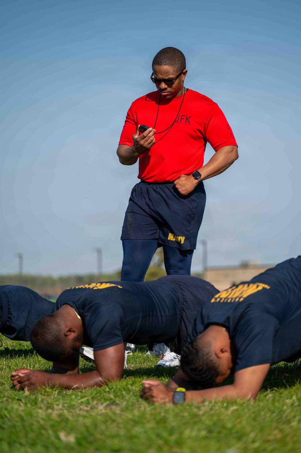 PCU John F Kennedy Conducts Physical Fitness Assessment