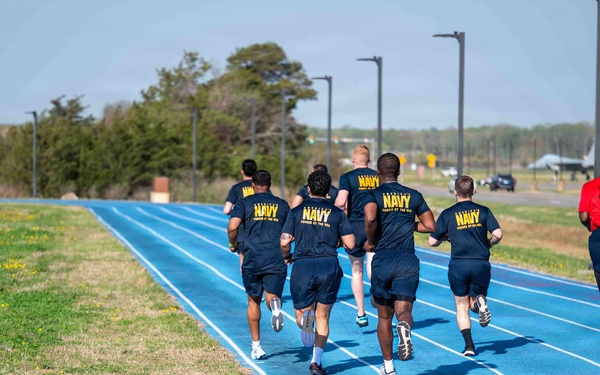 PCU John F Kennedy Conducts Physical Fitness Assessment