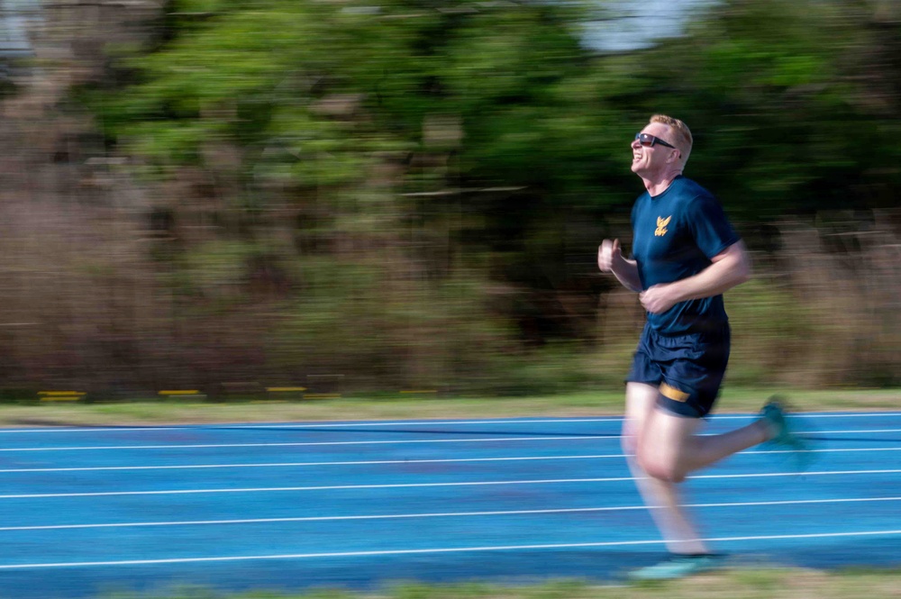 PCU John F Kennedy Conducts Physical Fitness Assessment
