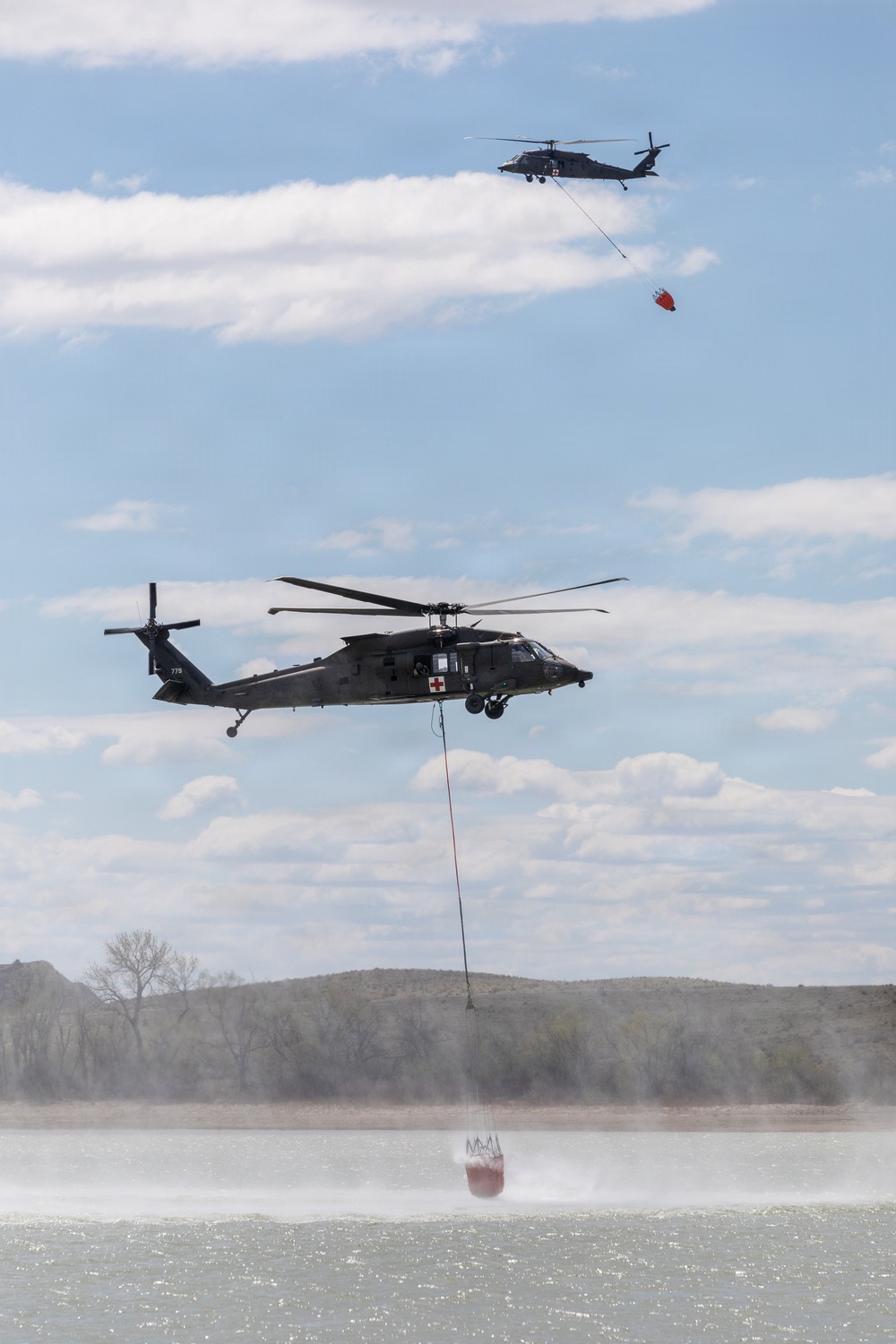South Dakota Army National Guard trains for wildfire response at Angostura Reservoir