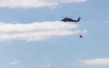 South Dakota Army National Guard trains for wildfire response at Angostura Reservoir