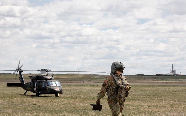 South Dakota Army National Guard trains for wildfire response at Angostura Reservoir