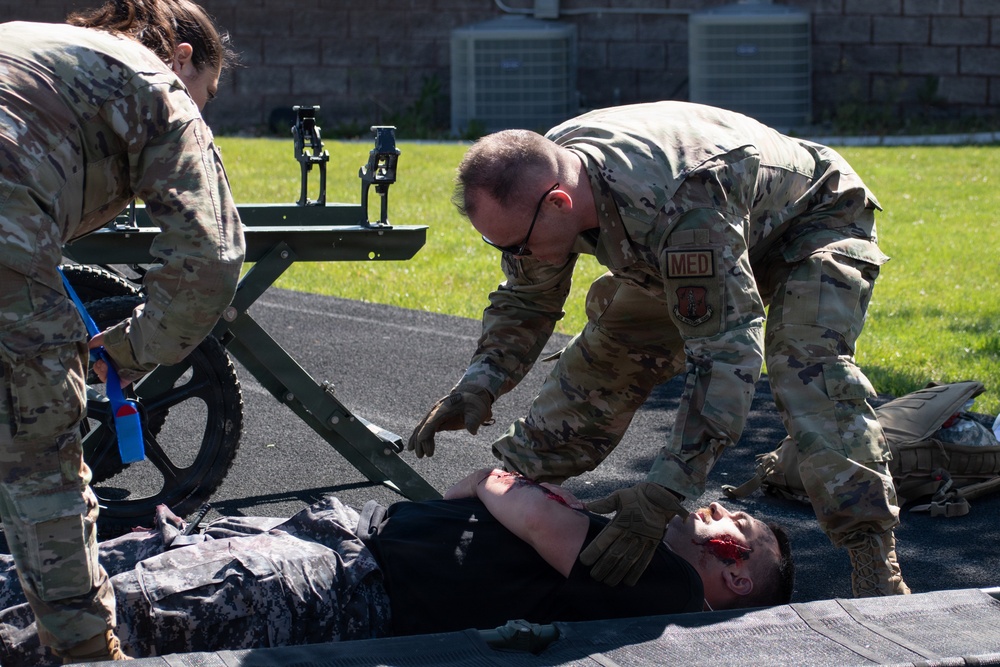 Utah National Guard Simulates Medical Operations in a Contested Homeland During Exercise Wolverine