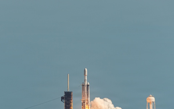 Falcon Heavy Launches ViaSat-3 F3 from Kennedy Space Center