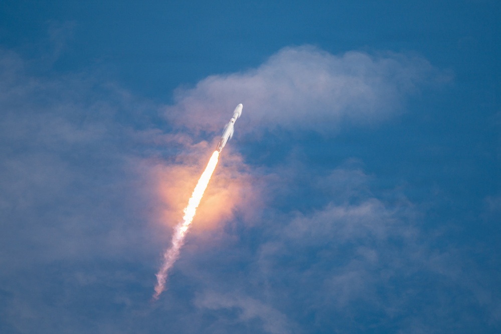 Falcon Heavy Launches ViaSat-3 F3 from Kennedy Space Center