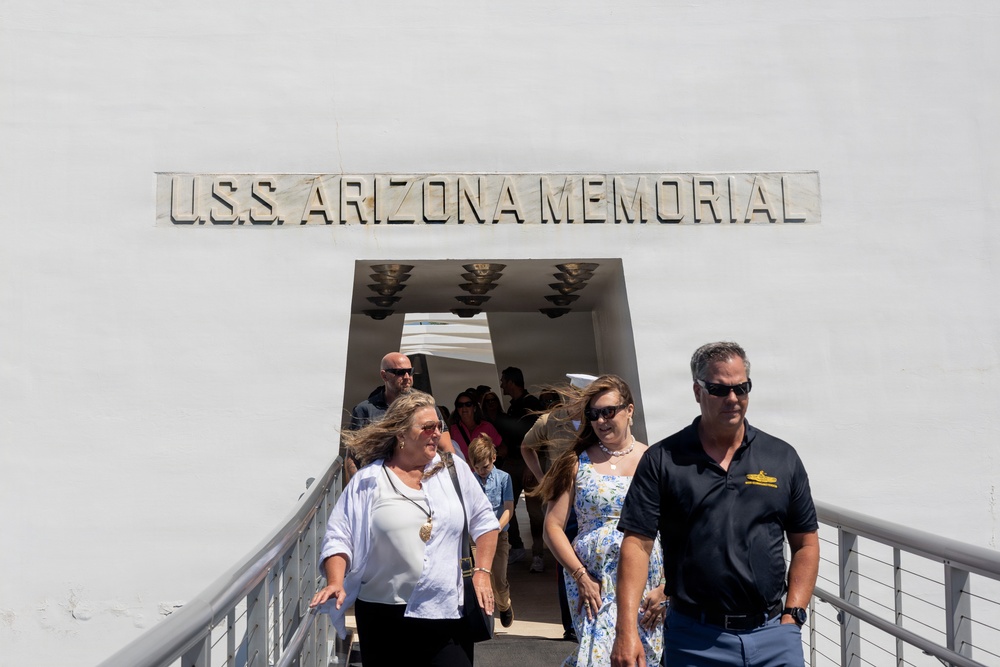 MARFORPAC takes Gold Star families on Pearl Harbor tour