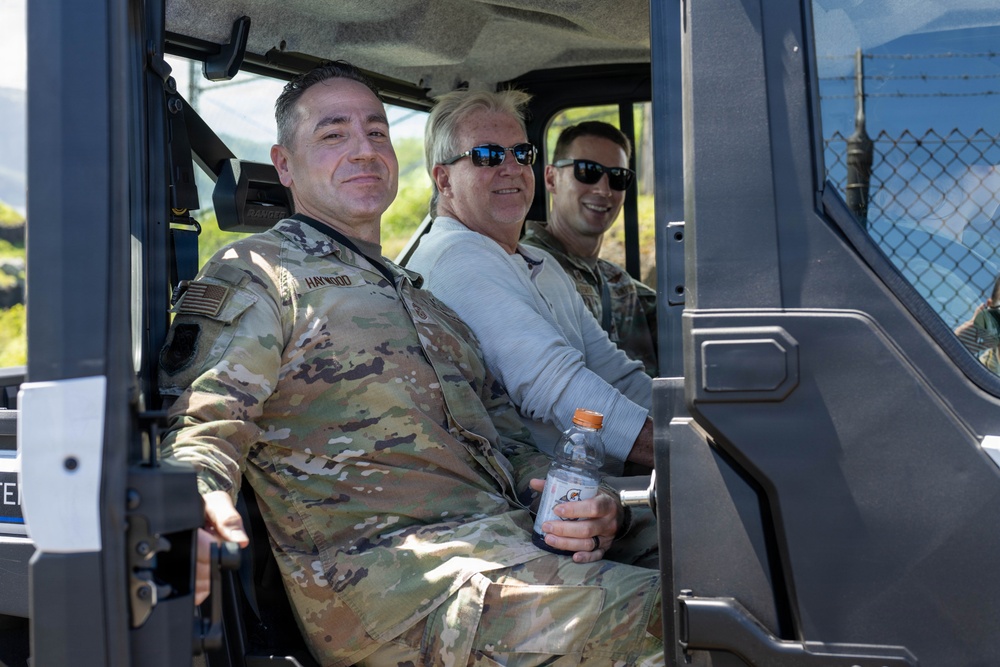 Team Hickam Honorary Commanders visit Ka'ena Point