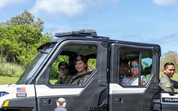 Team Hickam Honorary Commanders visit Ka'ena Point