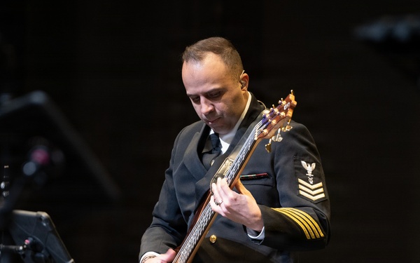 U.S. Navy Band Cruisers perform at Belmont Middle and High School