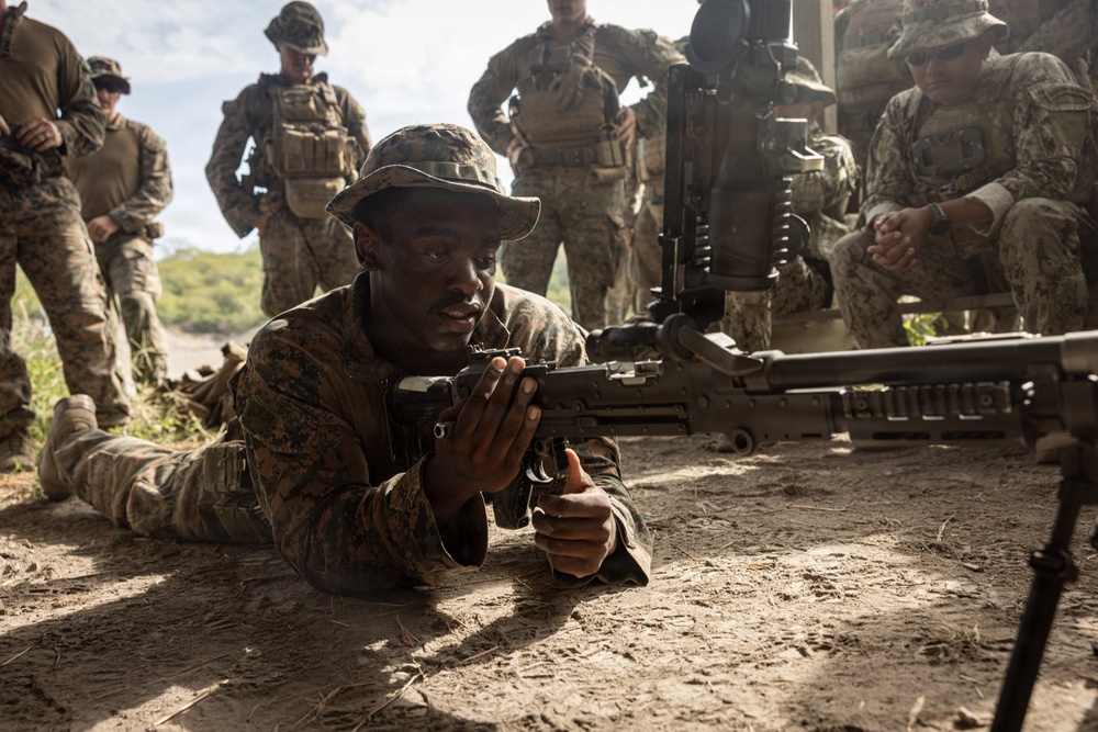 22nd MEU (SOC) | Machine Gun Range with Ecuadorian Marines