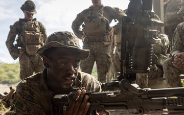 22nd MEU (SOC) | Machine Gun Range with Ecuadorian Marines