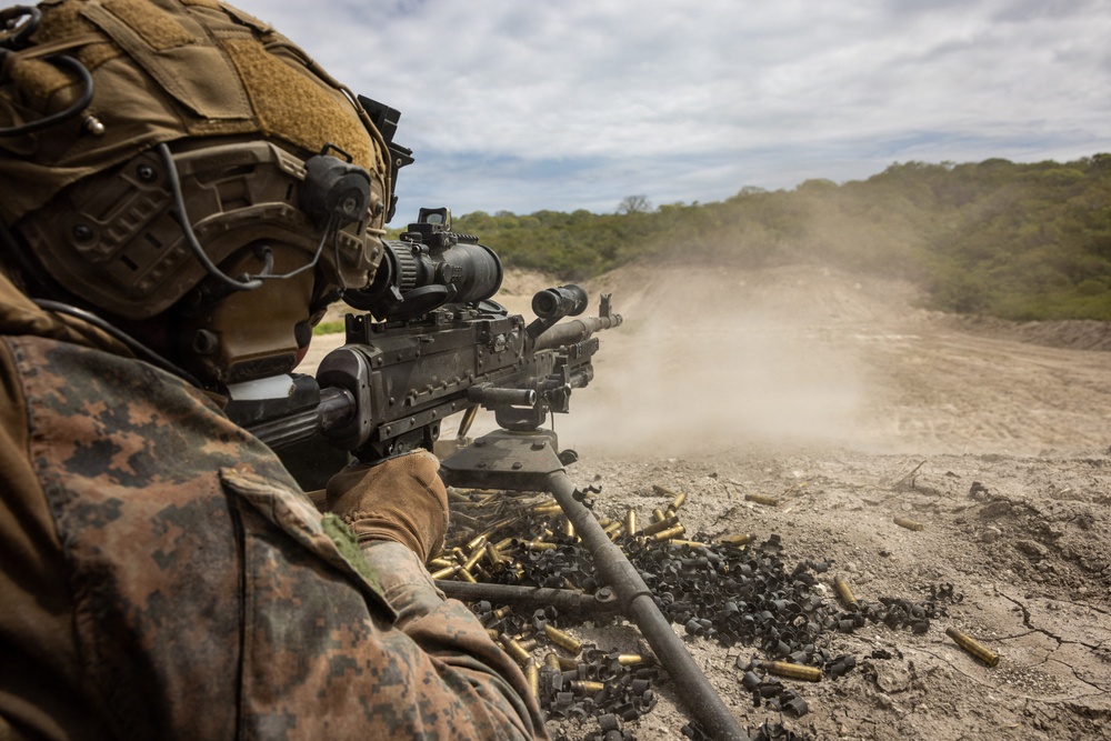 22nd MEU (SOC) | Machine Gun Range with Ecuadorian Marines