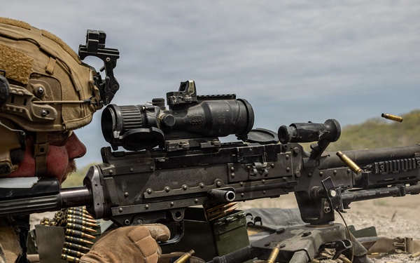 22nd MEU (SOC) | Machine Gun Range with Ecuadorian Marines