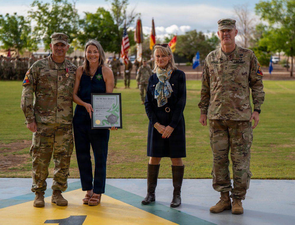 1AD farewells senior enlisted leader, welcomes incoming