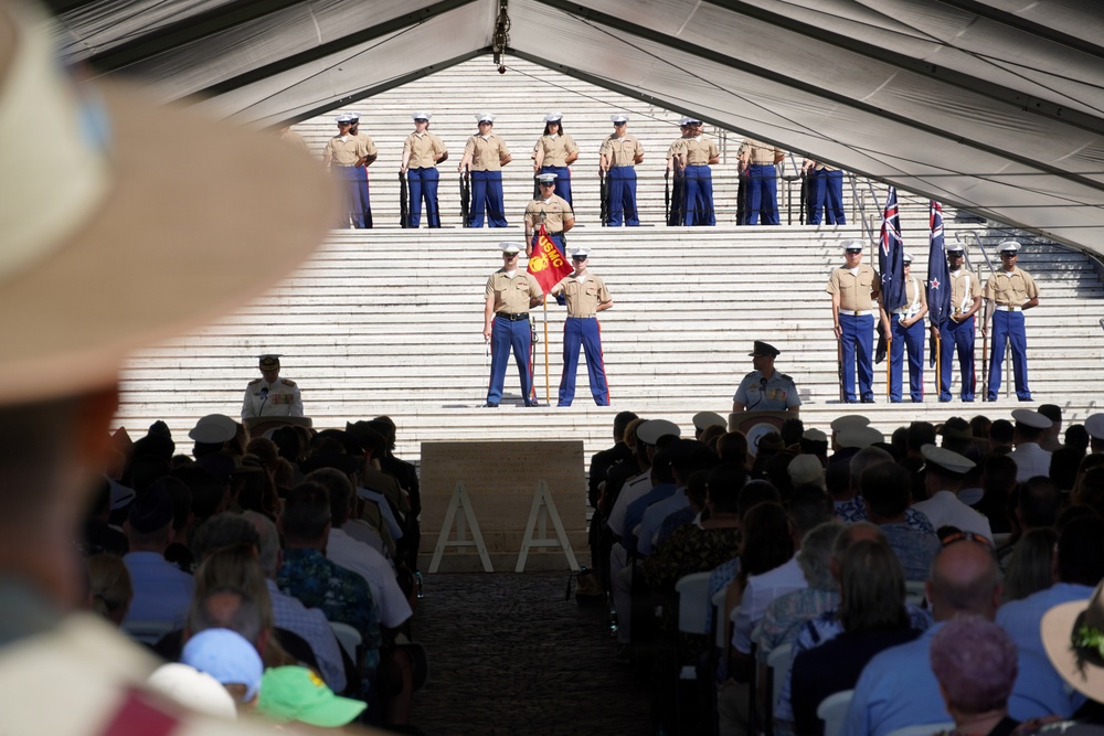 MARFORPAC supports the 2026 ANZAC Day ceremony