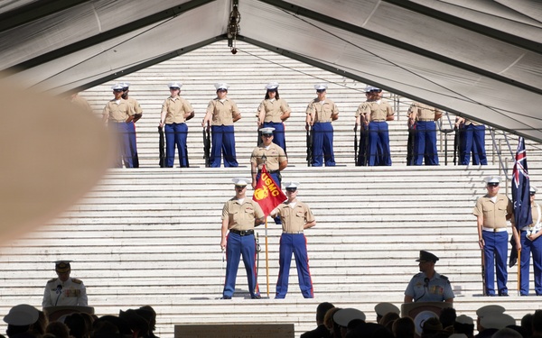 MARFORPAC supports the 2026 ANZAC Day ceremony