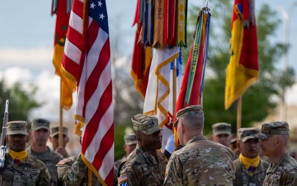1AD farewells senior enlisted leader, welcomes incoming