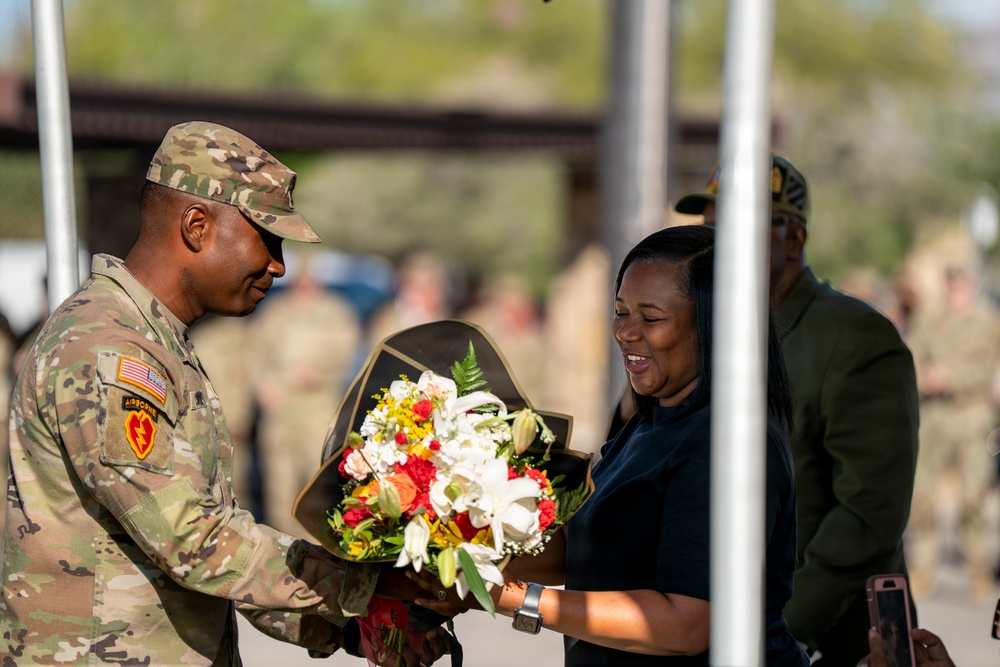 1AD farewells senior enlisted leader, welcomes incoming