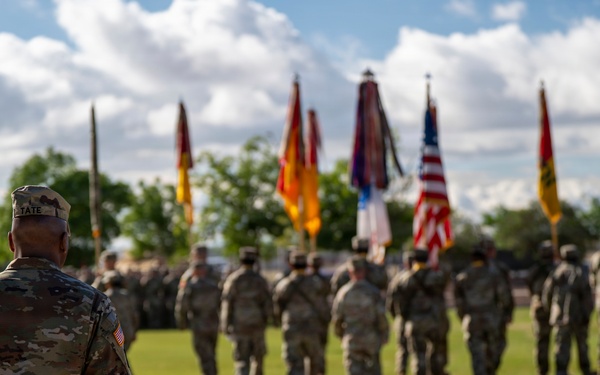 1AD farewells senior enlisted leader, welcomes incoming