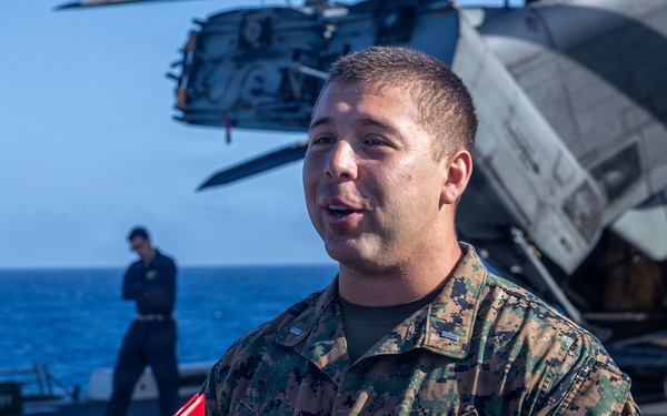 BLT 3/5 Marines gets Promoted Aboard USS Portland