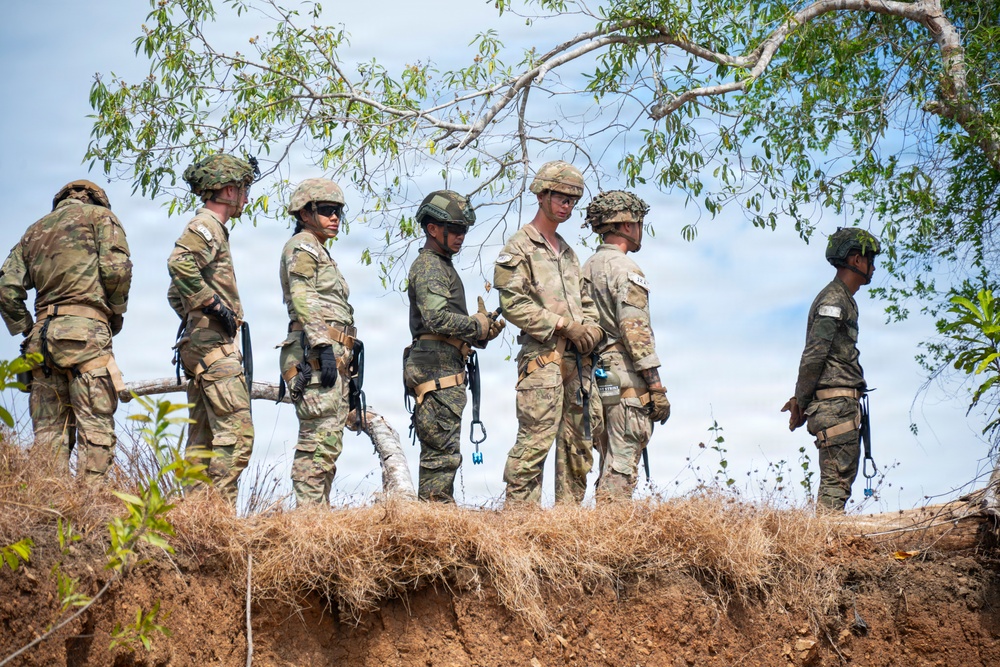Balikatan 2026: Balikatan 2026: U.S., AFP Soldiers rappel in jungle school