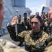 BLT 3/5 Marines gets Promoted Aboard USS Portland