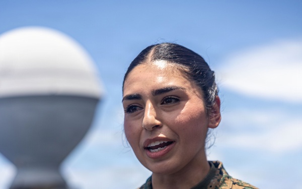 BLT 3/5 Marines gets Promoted Aboard USS Portland