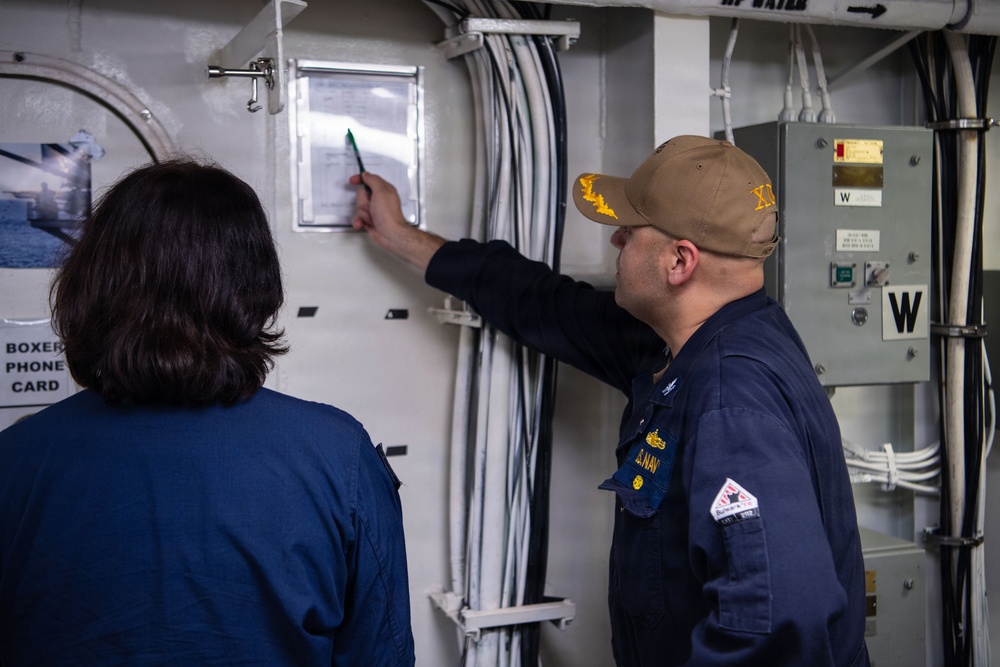 Daily Operations aboard USS Boxer