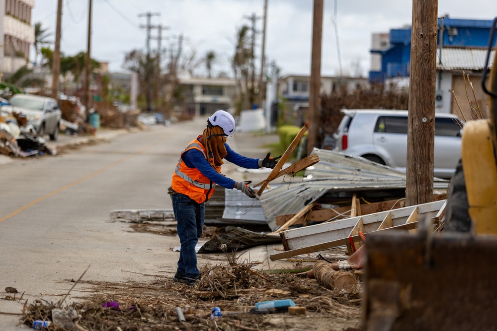 Saipan Debris Post Sinlaku
