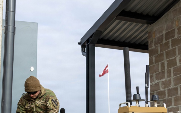 U.S. Soldier Operates a Titan V3 C-UAS in Latvia