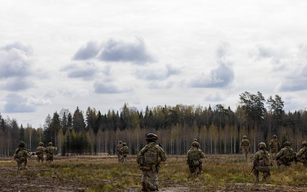 U.S. Soldiers Conduct Live-Fire Exercise in Latvia