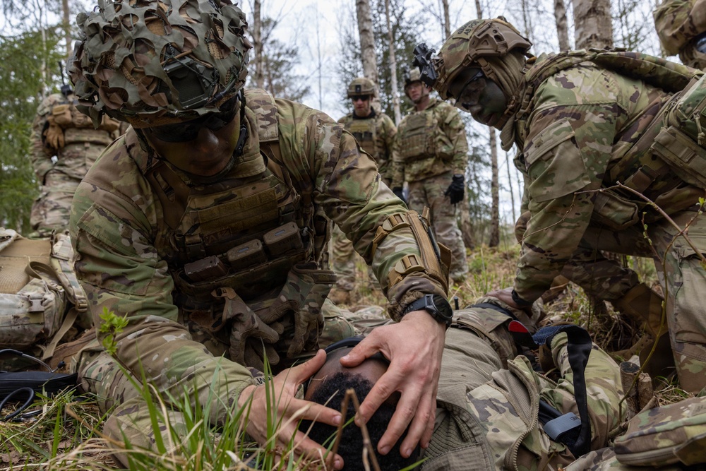 U.S. Soldiers Conduct Live-Fire Exercise in Latvia
