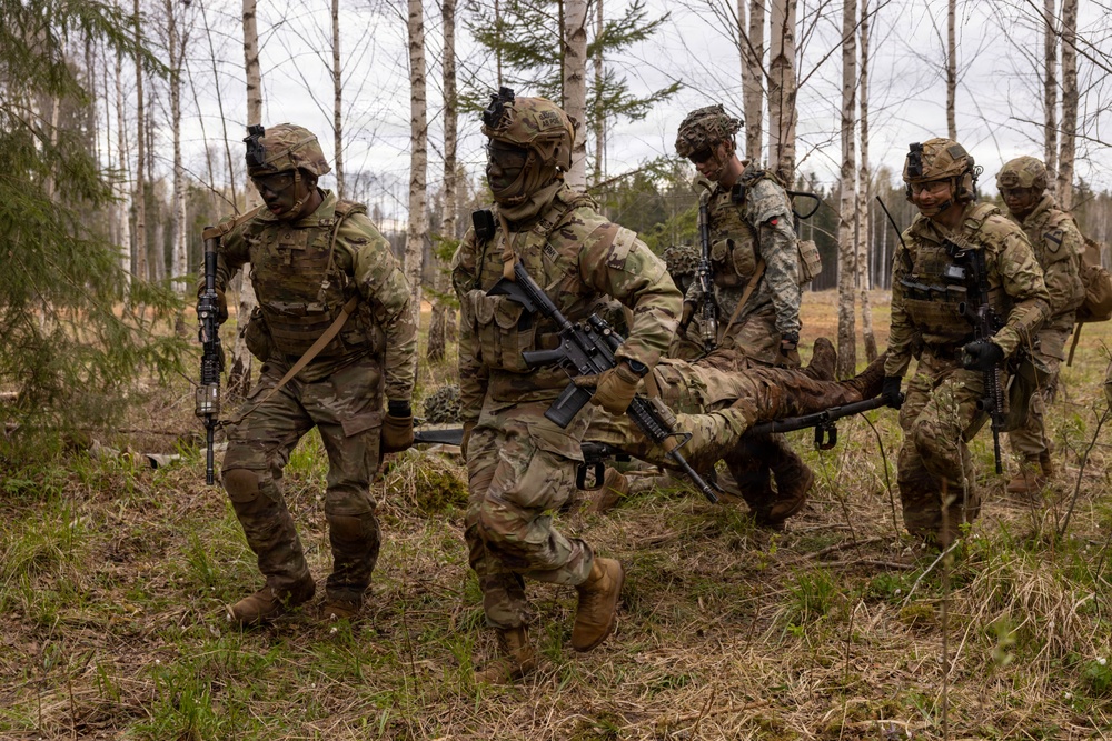 U.S. Soldiers Conduct Live-Fire Exercise in Latvia
