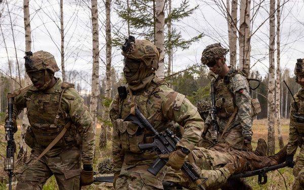U.S. Soldiers Conduct Live-Fire Exercise in Latvia